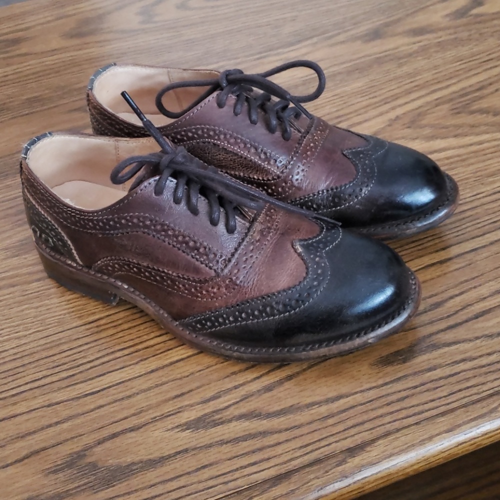Bed Stu two-tone wingtips